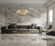 Dlažba jako mramor Cifre Luxury Beige 60x120 Luc. Rett. - šedá