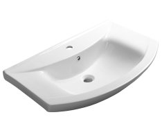 Aqualine Zero Keramické Umyvadlo Nábytkové 75x48,5cm, Bílá