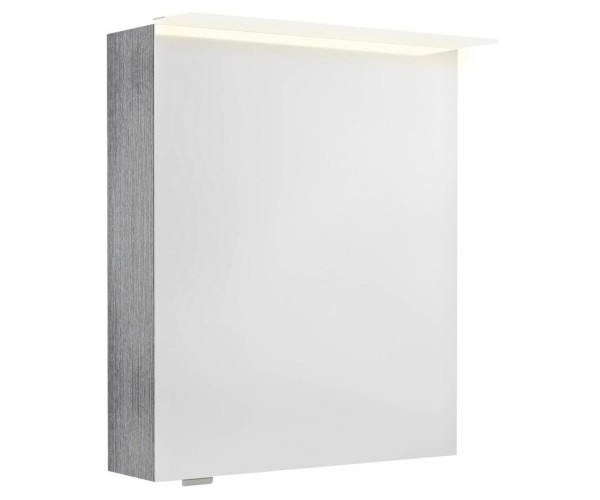 Sapho Linex Galerka S Led Osvětlením, 60x70x15cm, Levá/pravá, Dub Stříbrný