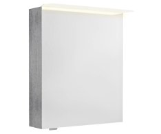 Sapho Linex Galerka S Led Osvětlením, 60x70x15cm, Levá/pravá, Dub Stříbrný