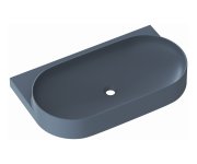 Umyvadlo Yard 80 bez otvoru - Umyvadlo Yard 80, bez otvoru pro baterii, bez přepadu, Deepsea Blue XJX07080000