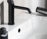 Sapho Ultrasan Stojánková Umyvadlová Baterie Střední, černá Mat