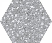 Dlažba jako kámen Codicer Hex 25 Venice Silver RD3