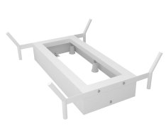 Polysan Reduta Konstrukce Pro Vanu 150x75cm, Bílá Mat