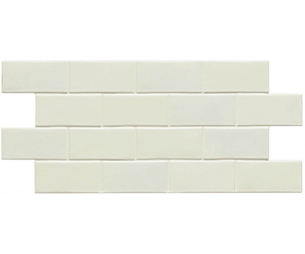 Obklad Grazia Melange Milk 6,5x13 - bílá