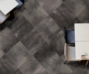 2cm dlažba jako beton Pastorelli VA Vanguard Smoke 80x80 Rett. - antracitová (skladem)