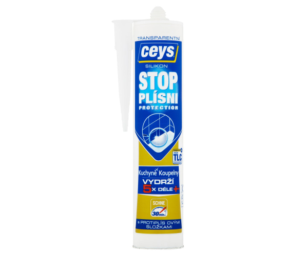 Ceys Stop Plísni, Sanitární Silikon, 280ml, Transparent