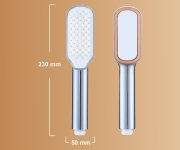 Pet, 2-polohová Ruční Sprcha Pro Zvířata, Chrom AQS56010