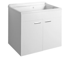 Aqualine Skříňka Pod Výlevku 78x70x48cm, Bílá