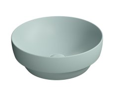 Gsi Pura Keramické Umyvadlo Na Desku, Průměr 40cm, Ghiaccio Mat