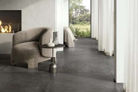 Cerdomus Crete Piombo 100x100 - obývák