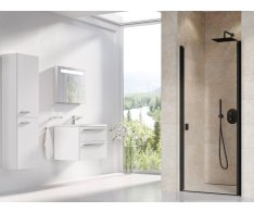 Sprchové dveře Chrome CSD1 - CSD1 80, černá+transparent