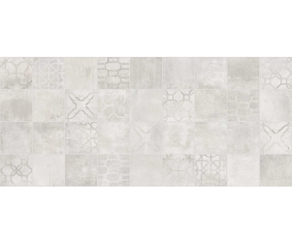 Retro dlažba Colorker Amazonia ZYX Ethnic Off White Decoro 13,8x13,8 MIX - bílá