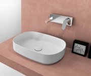 Isvea Infinity Oval Keramické Umyvadlo Na Desku, 55x36cm, Bílá