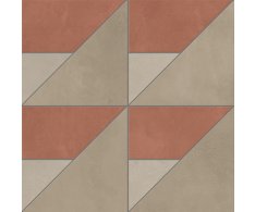 Marca Corona Multiforme Dune Cuneo Marsala/Fossila/Creta 29x29 Matt. 