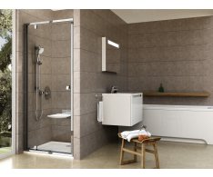 Sprchové dveře Pivot PDOP1 - PDOP1 90, lesk+transparent