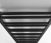 Sapho Metro Dos Otopné Těleso 550x1430 Mm, černá Mat
