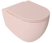 Isvea Infinity Wc Sedátko, Slim, Soft Close, Easy Take, Růžová Salmon