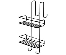 Gedy Chrom Line Polička Do Sprchy Závěsná, 240x490x220mm, černá Mat