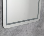 Aqualine Salica Zrcadlo S Led Osvětlením 60x80cm, Dotykový Senzor, Stmívatelné