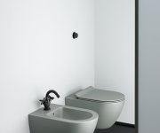 Gsi Pura Závěsná Wc Mísa, Swirlflush, 36x55cm, Agave Dual-mat
