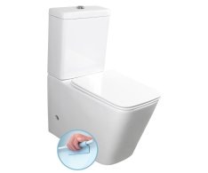 Sapho Porto Wc Kombi, Rimless, Spodní/zadní Odpad, Bílá
