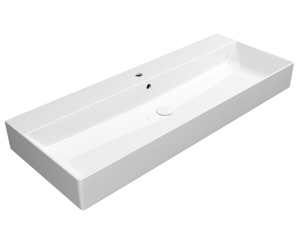 Gsi Kube X Keramické Umyvadlo 120x47cm, Bílá Extraglaze