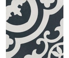 Del Conca Cementina Black and White 20x20