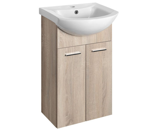 Aqualine Zoja Umyvadlová Skříňka 41,5x74x25,3cm, Dub Platin