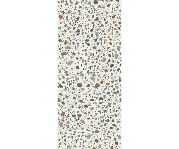 Dlažba jako terrazzo Sant Agostino Deconcrete De-Maxi Deco White 120x278 Nat. Rett. 