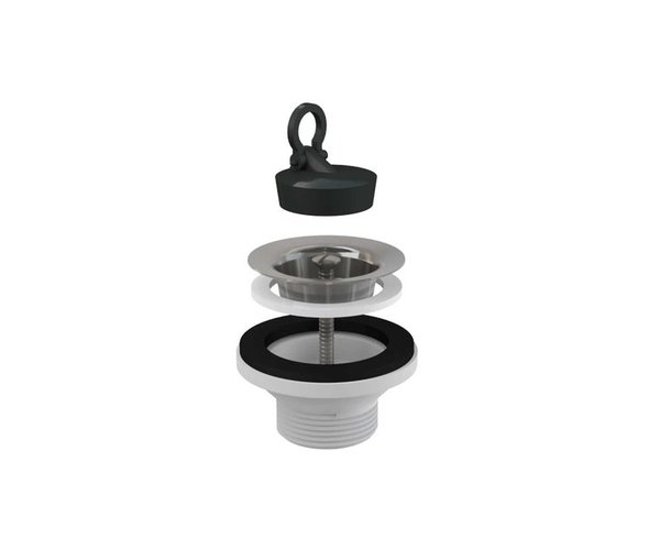Výpust Umyvadlová 5/4" S Nerezovou Mřížkou Pr.63 Mm