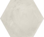 Retro dlažba Marca Corona Terra.Art Bianco Esagono 25x21,6 - bílá