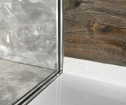 Polysan Architex Sada Pro Neviditelné Uchycení Skla, Podlaha-stěna-strop, 1610x2600mm, Leštěný Hliník