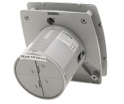 Sapho Lex Koupelnový Ventilátor Axiální, 15w, Potrubí 100mm, Nerez Mat