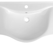 Aqualine Zara 80 Keramické Umyvadlo Nábytkové 79,5x46cm, Bílá
