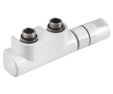 Aqualine Top 50 Připojovací Sada Termostatická Pro Středové Připojení, Pravá, Bílá
