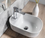 Cerastyle Manaki Keramické Umývátko 42x28cm, Bílá