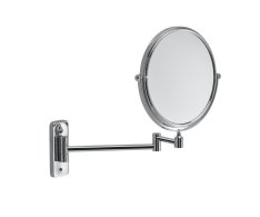Gedy Gaia Kosmetické Zrcátko Závěsné, ø 180mm, Oboustranné, Chrom