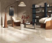 Dlažba jako mramor Bottega Glamour ONICE GOLD 60x120 Luc. Rett. - béžová