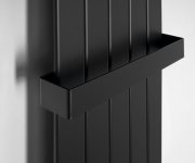 Aqualine Vertigo Držák Ručníků 402mm, černá Mat