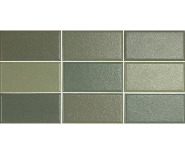 Obklad Equipe Matelier Amazonia Green 7,5x15 - zelená (skladem)