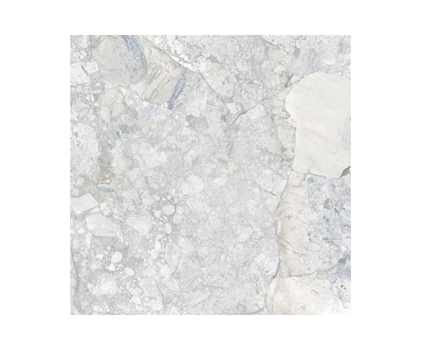 Dlažba jako mramor Bottega Angel Heart White 60x60 Mat. Rett. - šedá