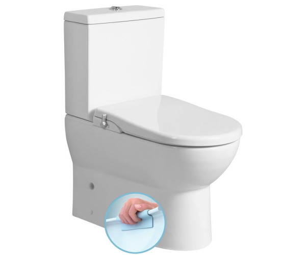 Sapho Jalta Wc Kombi S Funkcí Bidetu Clean Star,  Rimless, Spodní/zadní Odpad, Bílá
