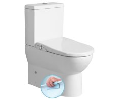 Sapho Jalta Wc Kombi S Funkcí Bidetu Clean Star,  Rimless, Spodní/zadní Odpad, Bílá