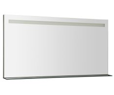 Sapho Breto Zrcadlo S Led Osvětlením A Policí 120x60,8cm