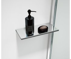 Polysan Esca Shelf Polička Do Profilu 230x120mm, Chrom