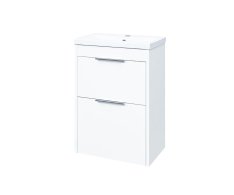 Mereo Vigo, Koupelnová Skříňka S Keramickým Umyvadlem 51 Cm, Bílá