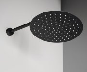 Sapho Slim Hlavová Sprcha, Průměr 300mm, černá Mat