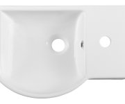 Sapho Litos Keramické Umývátko Rohové, 45x32cm, Baterie Vpravo, Bílá