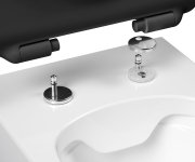 WC sedátko Vita Slim - WC sedátko Vita slim, černá X01862